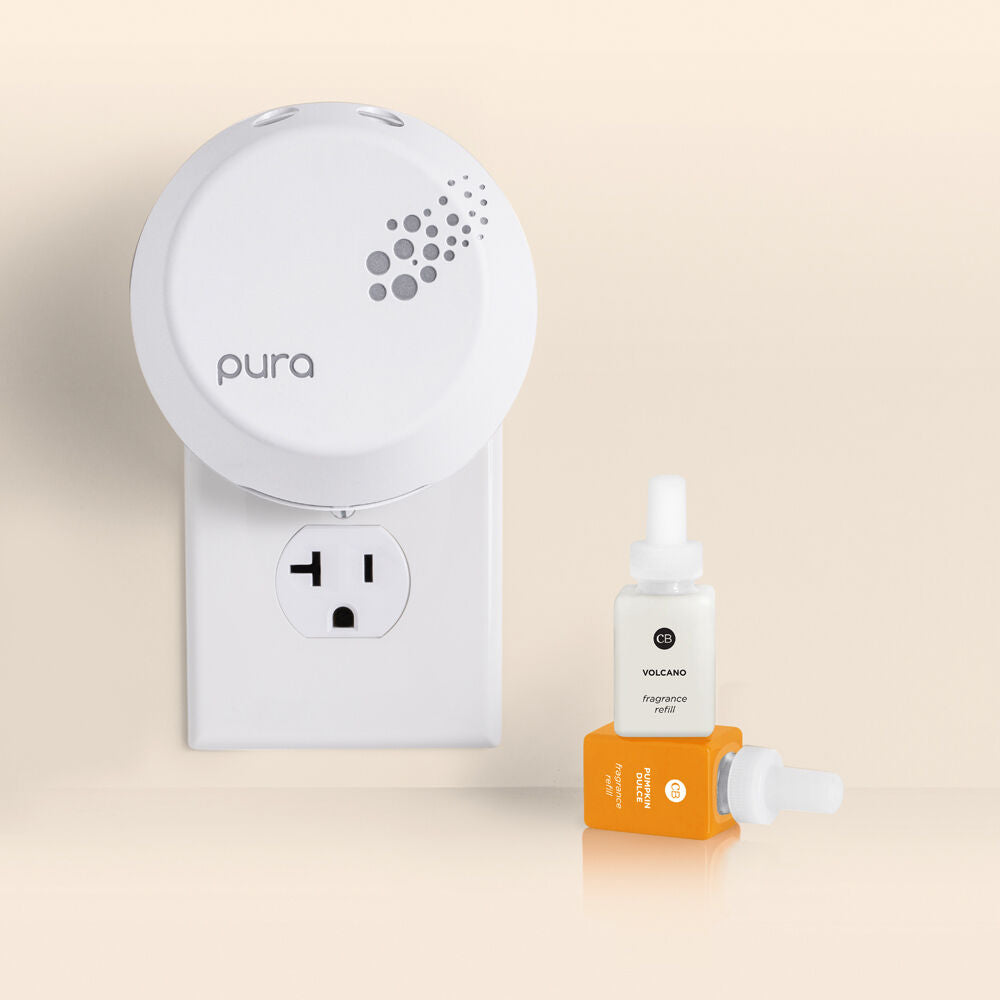 Capri Blue Pura Smart Home Diffuser Kit, Pumpkin Dulce & Volcano
