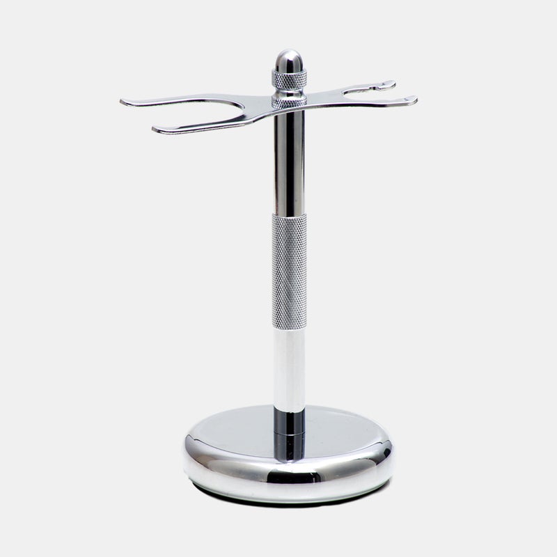 Rockwell Originals 3-Piece Universal White Chrome Shave Stand