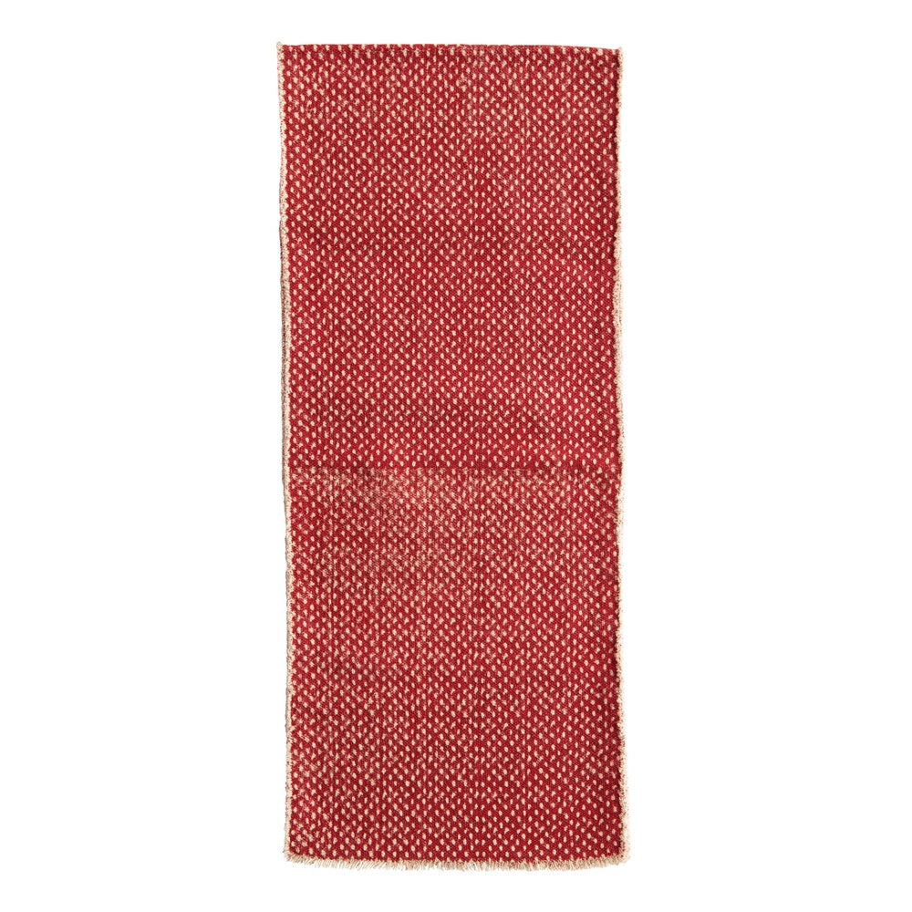 72" Red w/ White Dots Cotton Blend Table Runner